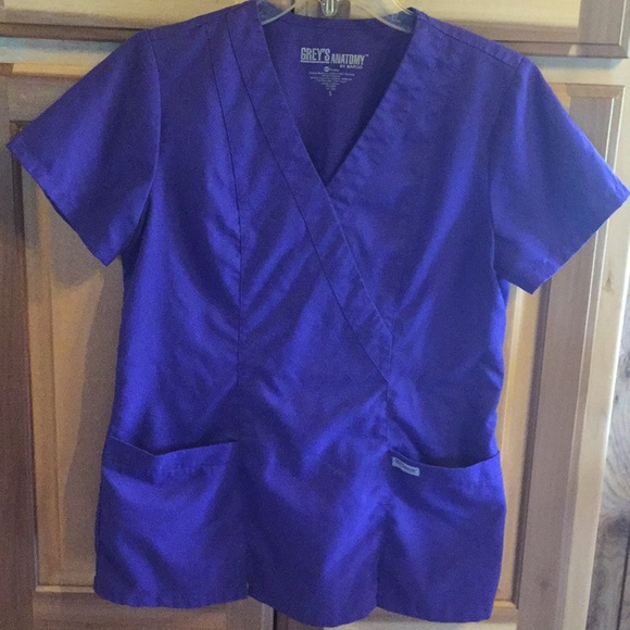 Grey’s Anatomy purple scrub top, size small - Picture 1 of 3
